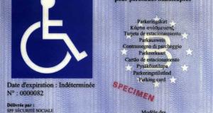 Cartes de stationnement pour handicapés