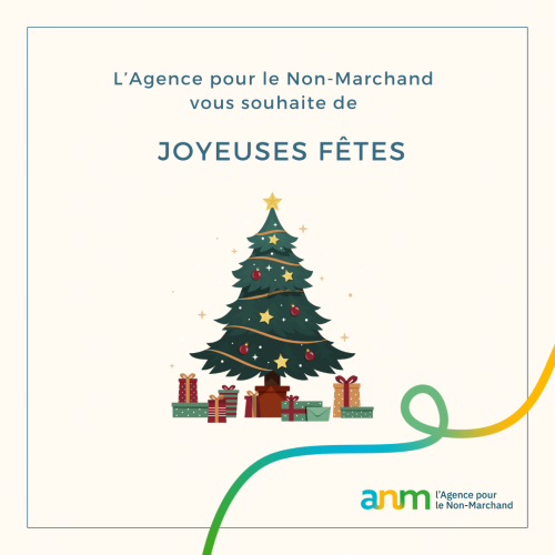 L'Agence pour le Non-Marchand vous souhaite de joyeuses fêtes !