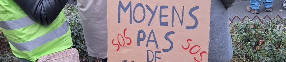 Manifestation du secteur non-marchand : le cri d'un secteur en péril