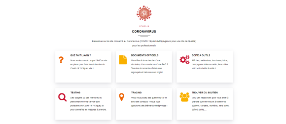 Le site coronavirus de l'AVIQ fait peau neuve