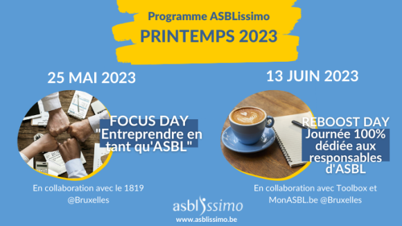 ASBLissimo : 2 RDV à ne pas manquer pour les Responsables d'ASBL