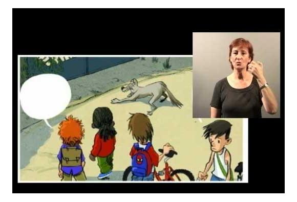 Des BD pour malentendants