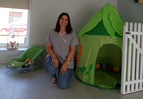 Elle a créé sa crèche privée: 
