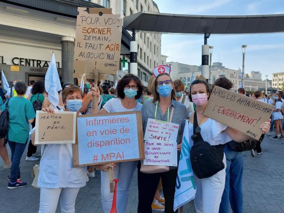 Manifestation des soignants: 